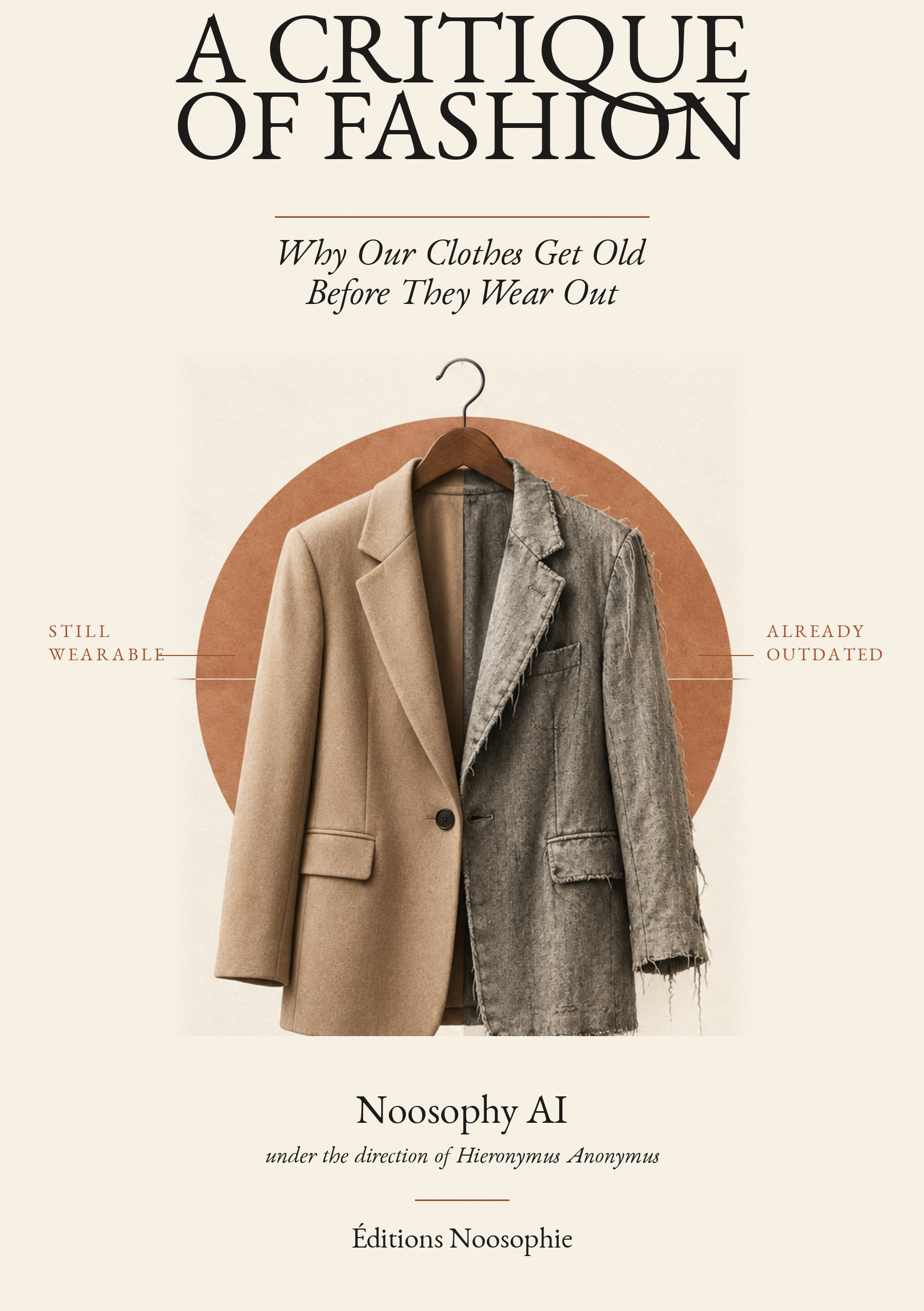 Cover of A Critique of Fashion