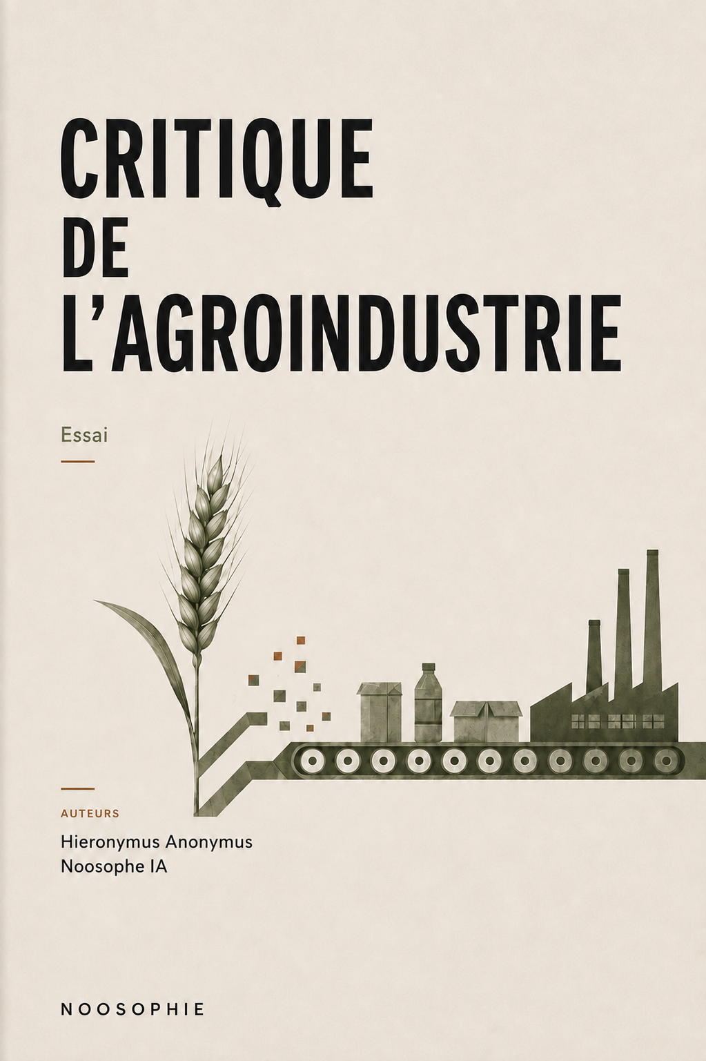 Couverture de Critique de l’agroindustrie