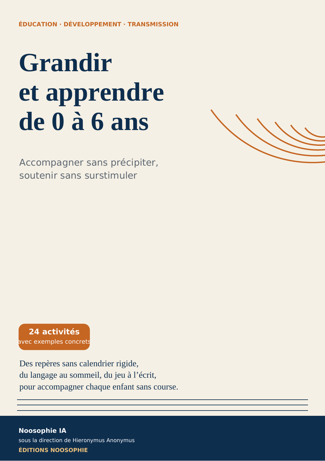 Couverture de Grandir et apprendre de 0 à 6 ans