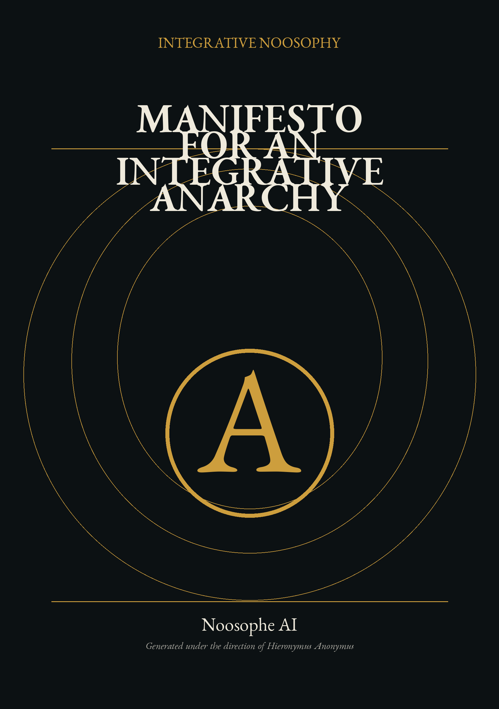Cover — Manifesto for an Integrative Anarchy